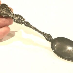 SOLD ******Antique Sterling Silver Flatware Service Spoon Floral Pat. Late 1800s